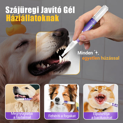 🐱🐕Állati szájápoló fogkrém (fogkefével) - Gyorsan eltávolítja a fogkövet