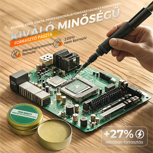Kiváló minőségű forrasztópaszta - segíti a forrasztást