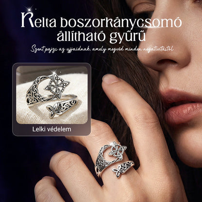 💍Kelta boszorkánycsomó állítható gyűrű – Az örökkévalóság, a szépség és az elegancia megmaradnak
