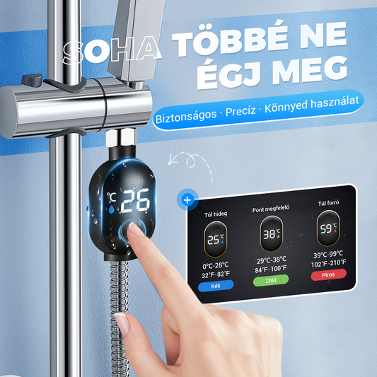 Hőmérsékletmérő – azonnal megjeleníti a hőmérsékletet!