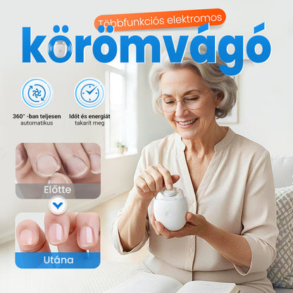 🎉 Elektromos körömvágó - Biztonságos, nem sértheti a köröm