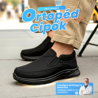 👟2026 Új ortopédiai szellőző férfi csizma – Slip-On stílus