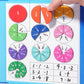 🧩🎨 Gyerekeknek szóló mágneses kirakós játék – elősegíti a matematika megértését