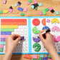 🧩🎨 Gyerekeknek szóló mágneses kirakós játék – elősegíti a matematika megértését
