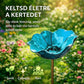 🌺 Művészet a Kertben: Kézzel Készített Fém Virágtámasz – Esztétika és Funkció!