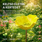 🌺 Művészet a Kertben: Kézzel Készített Fém Virágtámasz – Esztétika és Funkció!