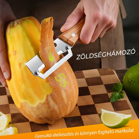🥕【 1+1 ingyen 】Többfunkciós konyhai hámozó - rozsdamentes acél