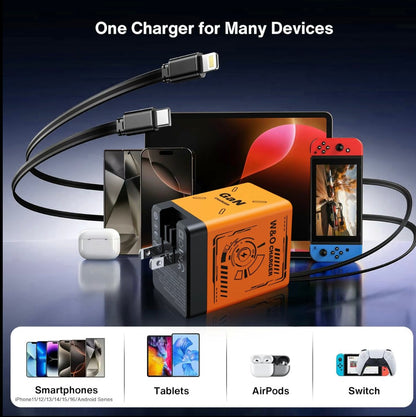 🔥35 W-os gyors töltő – 2 általános csatlakozó típus