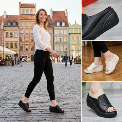 👡 Ferde Sarok Szandál – 5,5 cm Komfort Emelés | Elegáns & Nyári Stílus