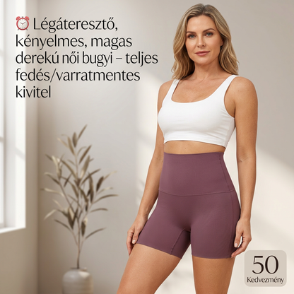 ⏰ Légáteresztő, kényelmes, magas derekú női bugyi – teljes fedés/varratmentes kivitel