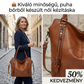 👜 Kiváló minőségű, puha bőrből készült női kézitáska – nagy űrtartalmú kivitel