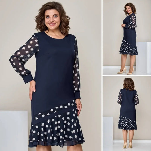 🔥👗2025 Kényelmes és elegáns sifon ruha