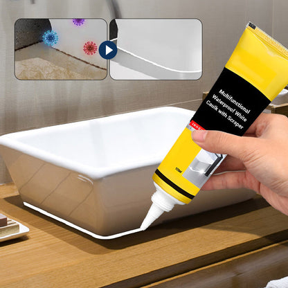 👨‍🔧Többcélú vízálló fehér tömítőanyag (ingyenes spatula mellékelve)
