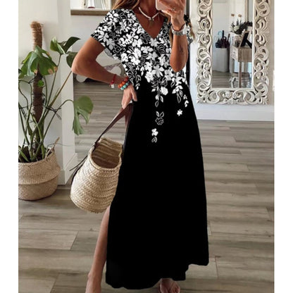 👗Légies nyomtatott hosszú ruha