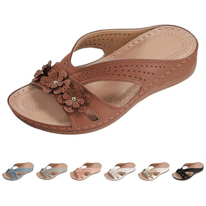 💓Kényelmes és nem fárasztó virágos női papucsok