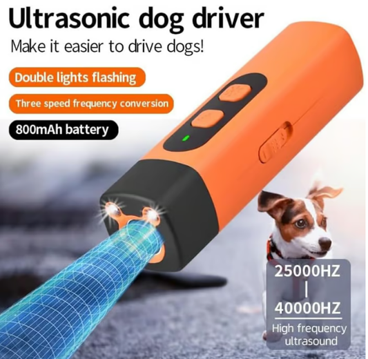🐶 Kompakt ultrahangos kutyariasító - agresszív kutyák elriasztására