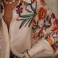 Női virágmintás galléros ing