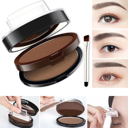 Azonnali, állítható szemöldökbélyegző két színű szemöldökporral