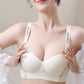 Női vezeték nélküli melltartó, varratmentes, emelő és támasztó