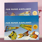 ✈️ Gyerekeknek való 3D-s színes papírrepülő – 2–11 éves gyermekek számára