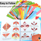 ✨ 1+1 INGYEN ✂️ Gyermek oktatási DIY origami kézműves