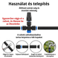 💦360°-ban forgó kerti öntözőfej – ideális gyepre, virágágyásra és zöldségeskertbe
