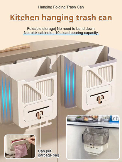 🗑️Összecsukható akasztható konyhai szemetes