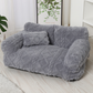 🐶🛋️ Puha nyugtató állatágy – Levehető, mosható huzat, meleg & biztonságos