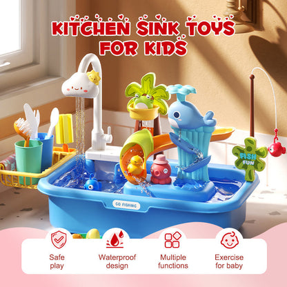 🧒 Vizes Játék Konyhai Mosogatóval 🍽️🧼🎲 | Fejlesztő Játék Kicsiknek