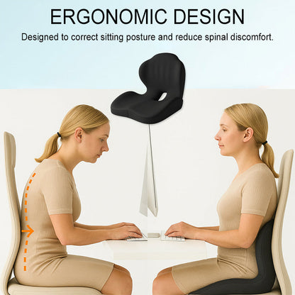 💺 Ergonómikus ülőpárna deréktámasztékkal – kényelmes és puha