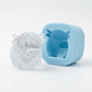 Highland Cow jégkockaforma – aranyos 3D-s szilikonforma italokhoz és partikhoz