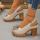 ✨Stílusos szandál csatos sarokkal – Tökéletes kiegészítő minden ruhatárhoz 👡