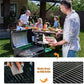 Természetes habkőből készült grill- és sütőlap-tisztító tömb