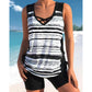 🩱 Mintás kétrészes tankini fürdőruha | S–3XL
