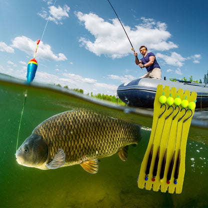 🐟 Erős úszóképességű úszóhorog – természetesen lebeg, pillanatok alatt horogra akasztja a halat!
