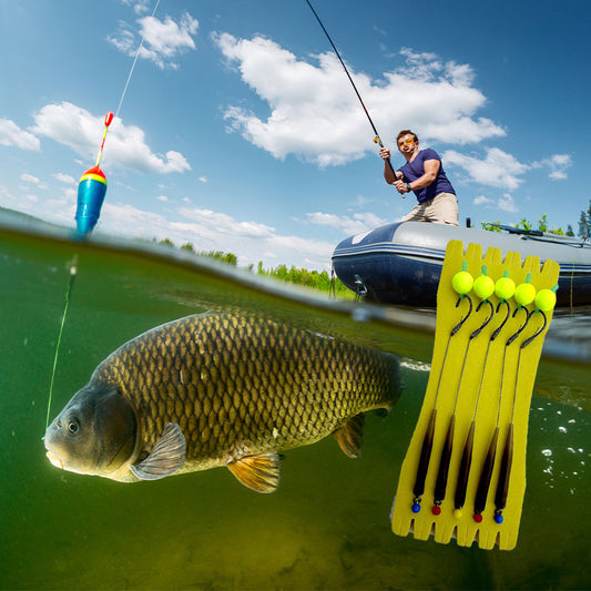 🐟 Erős úszóképességű úszóhorog – természetesen lebeg, pillanatok alatt horogra akasztja a halat!