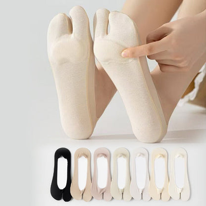 🧦 Női, lélegző, láthatatlan jégszálas rövid zokni – nyomáscsökkentő párnával