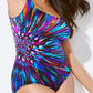 🏊‍♀️(L-4XL) Női mintás egyrészes fürdőruha