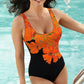 🏊‍♀️(L-4XL) Női mintás egyrészes fürdőruha