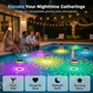 💡 LED-es, napelemes úszó medencevilágítás – automatikus világítás / vízálló