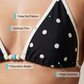👙 Polka dots mintás, hátsó nyaknál megkötős bikini szett