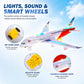 ✈️ Hanggal és LED-es világítással ellátott elektromos modellrepülőgép  – automatikus repülés