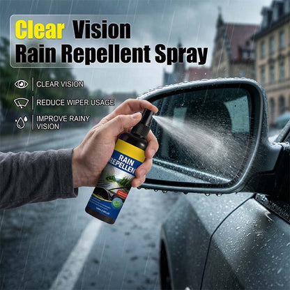 Kristálytiszta szélvédő-esőtaszító spray - Vízlepergető réteg