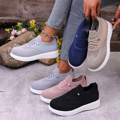 👟 Női légáteresztő hálós slip-on sétacipő - Sétáljon felhőpuhaságú kényelemben
