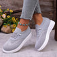 👟 Női légáteresztő hálós slip-on sétacipő - Sétáljon felhőpuhaságú kényelemben