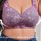 🌸【L-5XL】Elöl Záródó, Kosár Nélküli, Pamutos Nagyméretű Melltartó