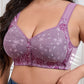 🌸【L-5XL】Elöl Záródó, Kosár Nélküli, Pamutos Nagyméretű Melltartó