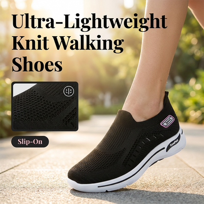 👟 Női Lélegző Szövött Gyaloglócipő – Könnyű, Rugalmas & Kényelmes