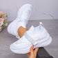 👟 Női, lélegző hálós anyagból készült szabadidőcipő ✨