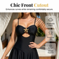 🩱 Női áttört bikini ruha csillogó tengericsillagokkal ⭐